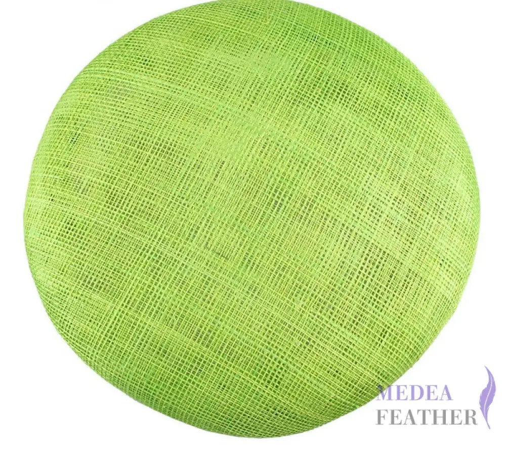 15cm Sinamay Button Fascinator Base Light Green / 1 Piece ready-to-ship