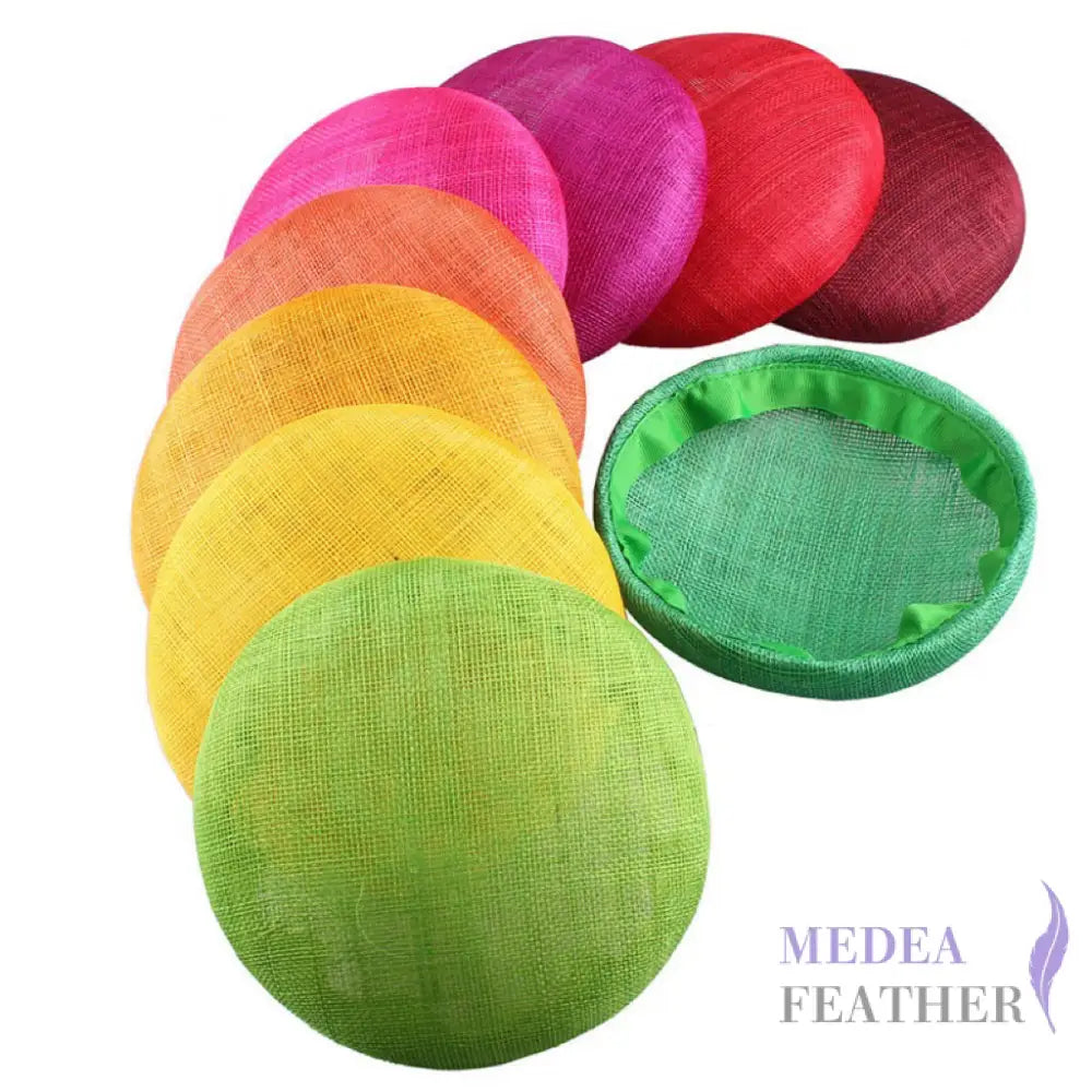 15cm Sinamay Button Fascinator Base ready-to-ship