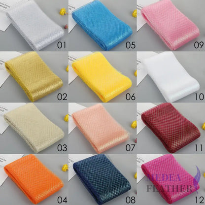 15cm Wide Shining Gold Thread Plain Woven Crin Braid