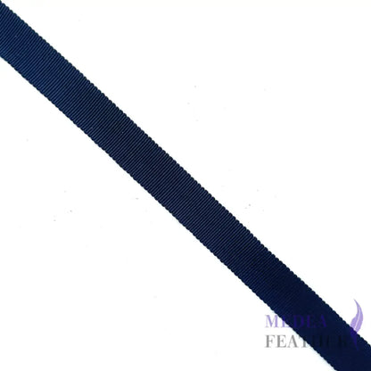 15mm Rayon Petersham Ribbon Navy / 1 meter