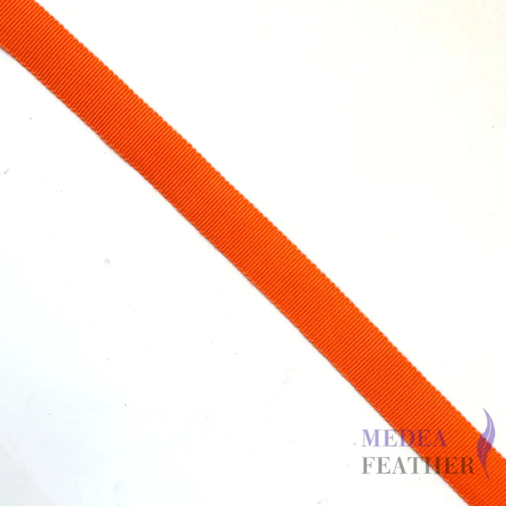 15mm Rayon Petersham Ribbon Orange / 1 meter