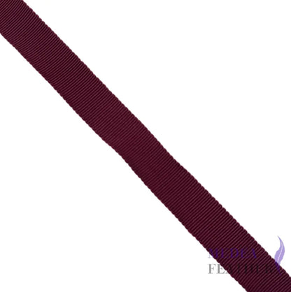 15mm Rayon Petersham Ribbon Purple brown / 1 meter