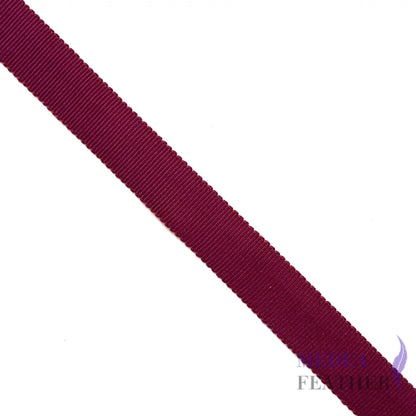 15mm Rayon Petersham Ribbon Wine / 1 meter