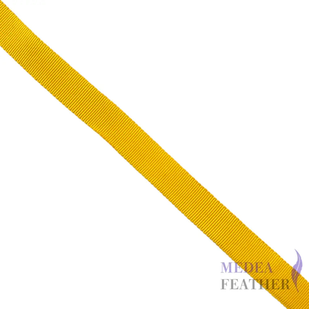 15mm Rayon Petersham Ribbon Yellow / 1 meter