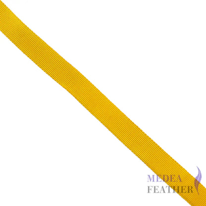 15mm Rayon Petersham Ribbon Yellow / 1 meter