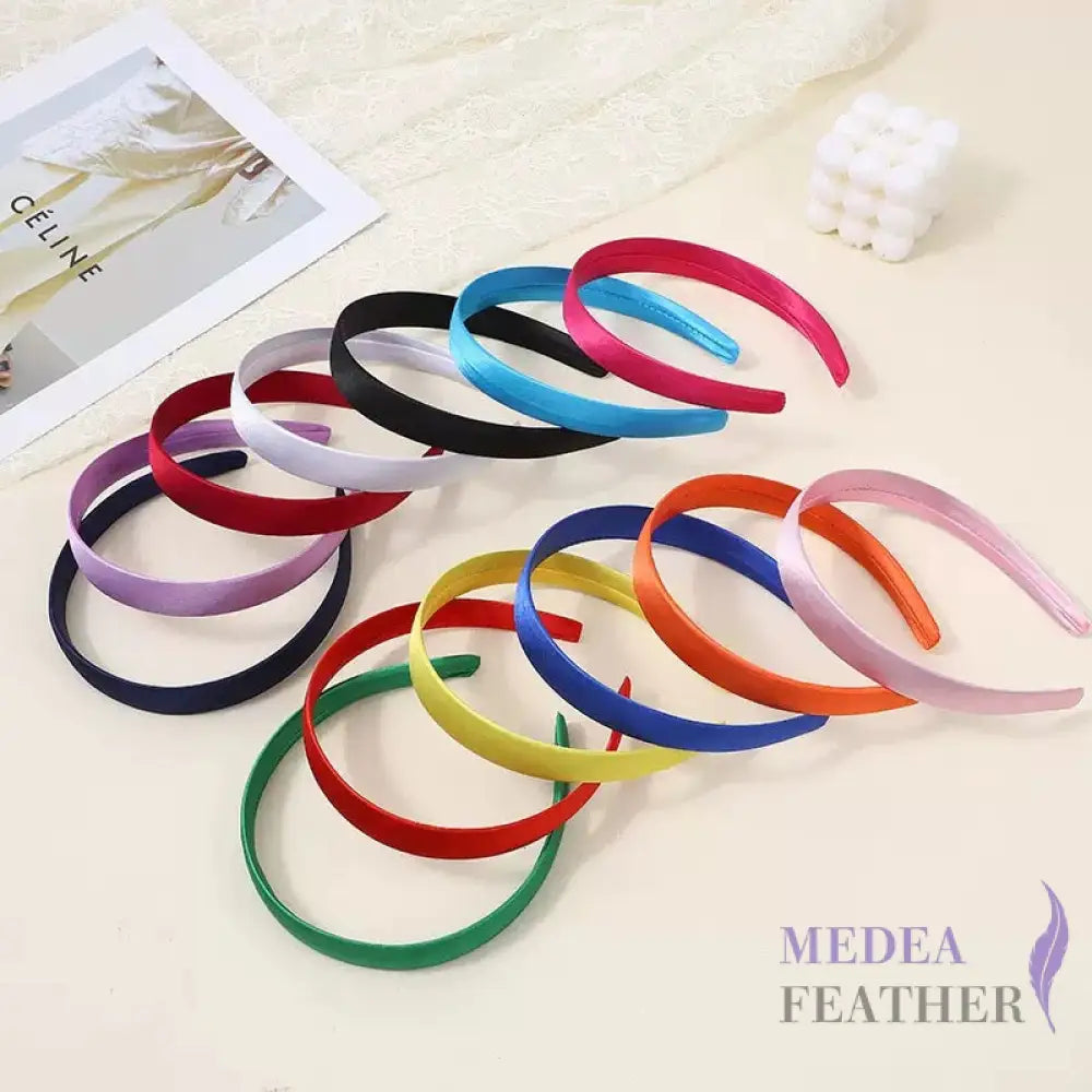 16 colours 20mm Satin Covered Headband