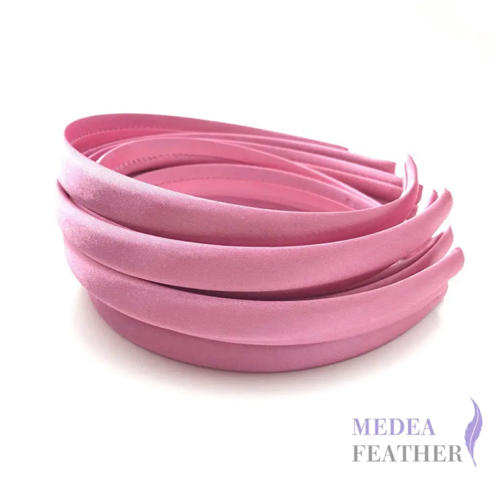 16 colours 20mm Satin Covered Headband Pink / 1 Piece