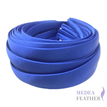 16 colours 20mm Satin Covered Headband Royal Blue / 1 Piece