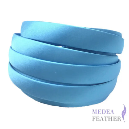 16 colours 20mm Satin Covered Headband Turquoise / 1 Piece