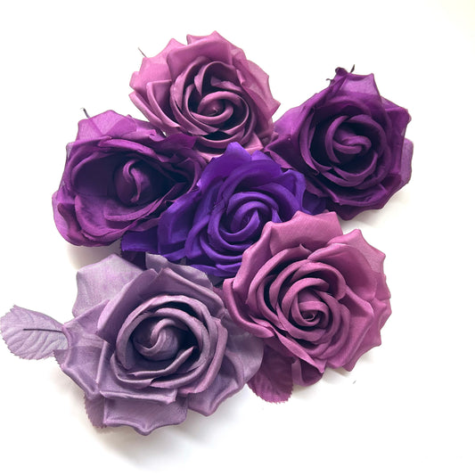 Lucky Dip Multi-colour 10cm wide silk flower-Pack of 3