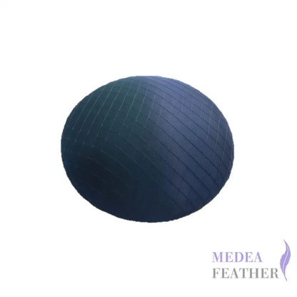 16cm Satin and Veiling Cover Button Base Navy