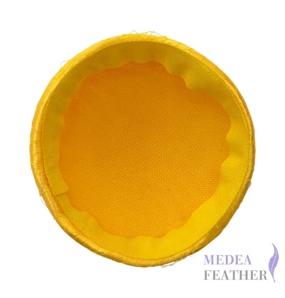 16cm Satin and Veiling Cover Button Hat Base