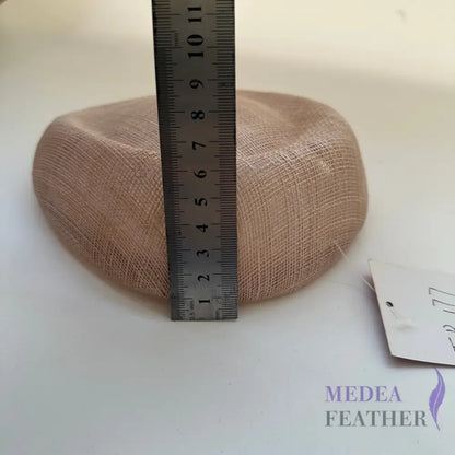 18.5cm Sinamay Hat Base FB177 - Black