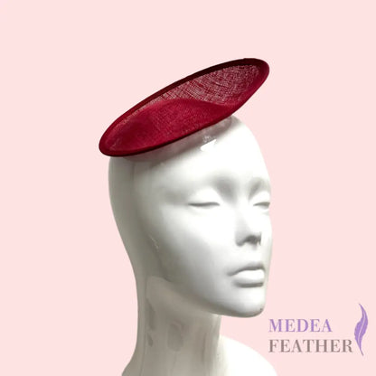 18cm Sloped Sinamay Fascinator Hat Base