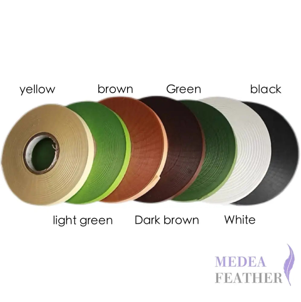 1cm Wide Dyeable Glue-Free Floral Paper Tape