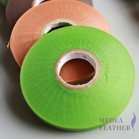 1cm Wide Dyeable Glue-Free Floral Paper Tape
