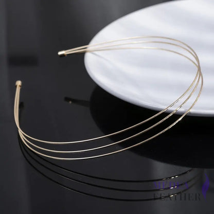 Double/Triple Row Headband Metal 1mm