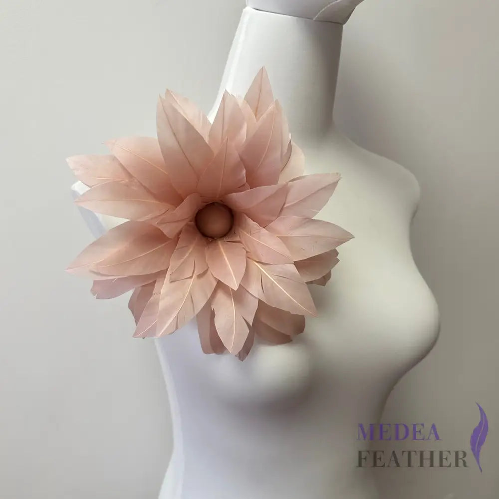 20cm Goose Feather Flower DS26081205