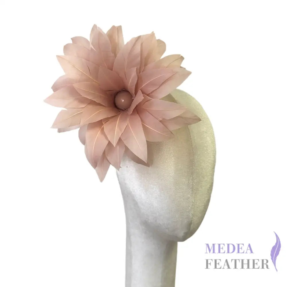 20cm Goose Feather Flower DS26081205 - #44 pale blush