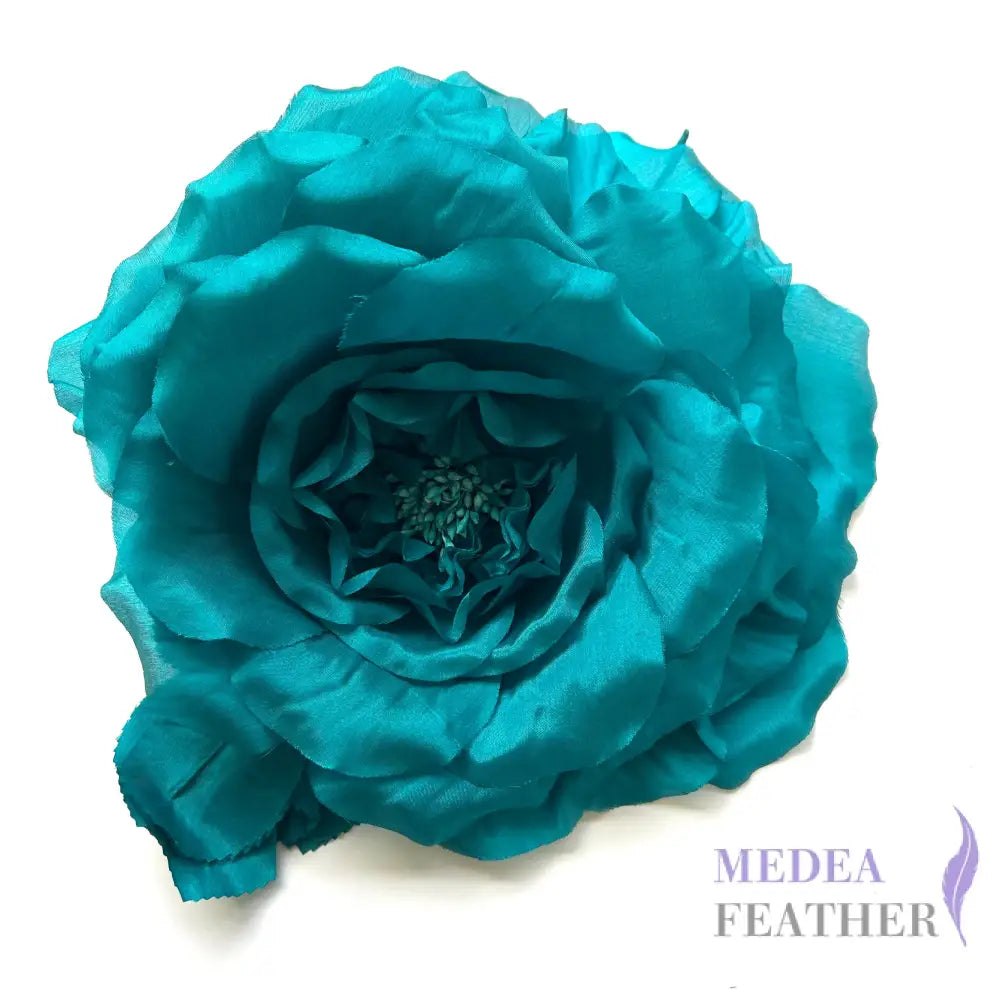 20cm Large Silk Flower SF05 - Dark Peacock