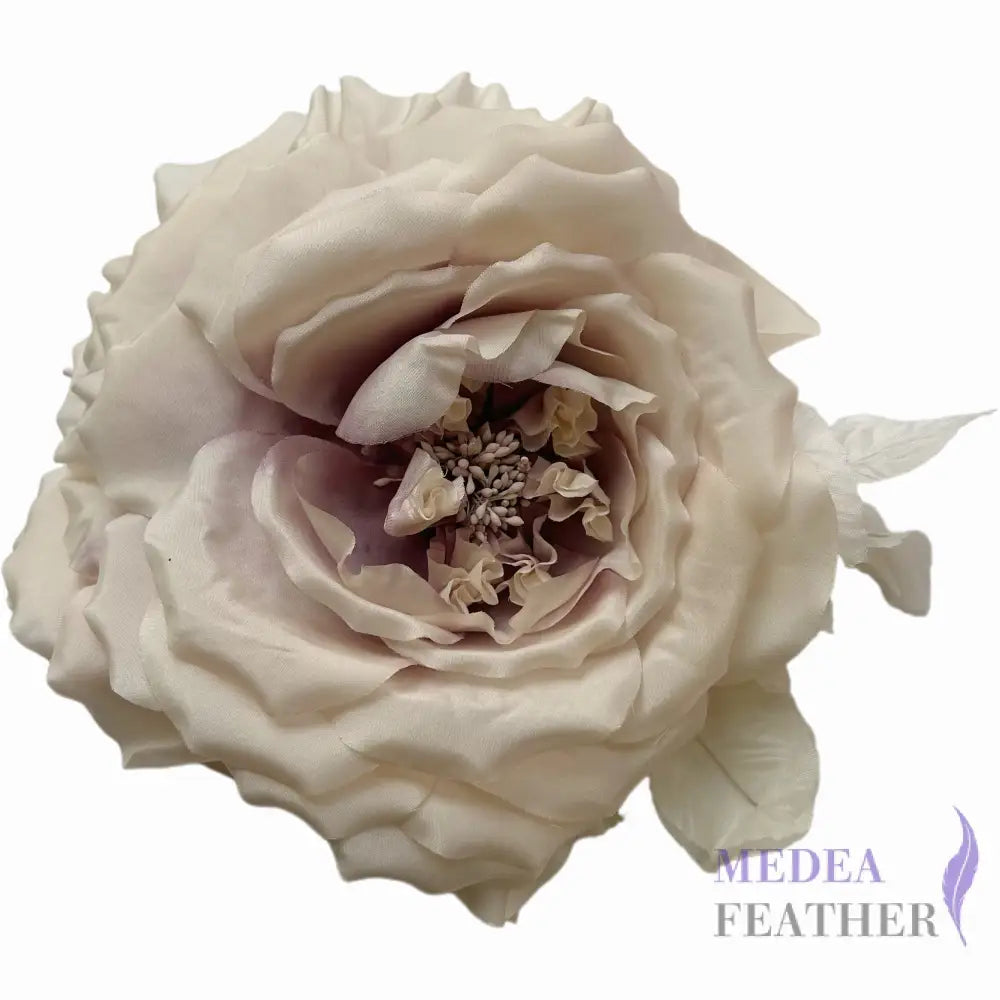 20cm Large Silk Flower SF05 - Gradient beige & purple