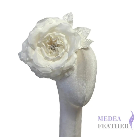 20cm Large Silk Flower SF05 Ivory