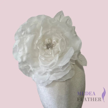 20cm Large Silk Flower SF05 - white