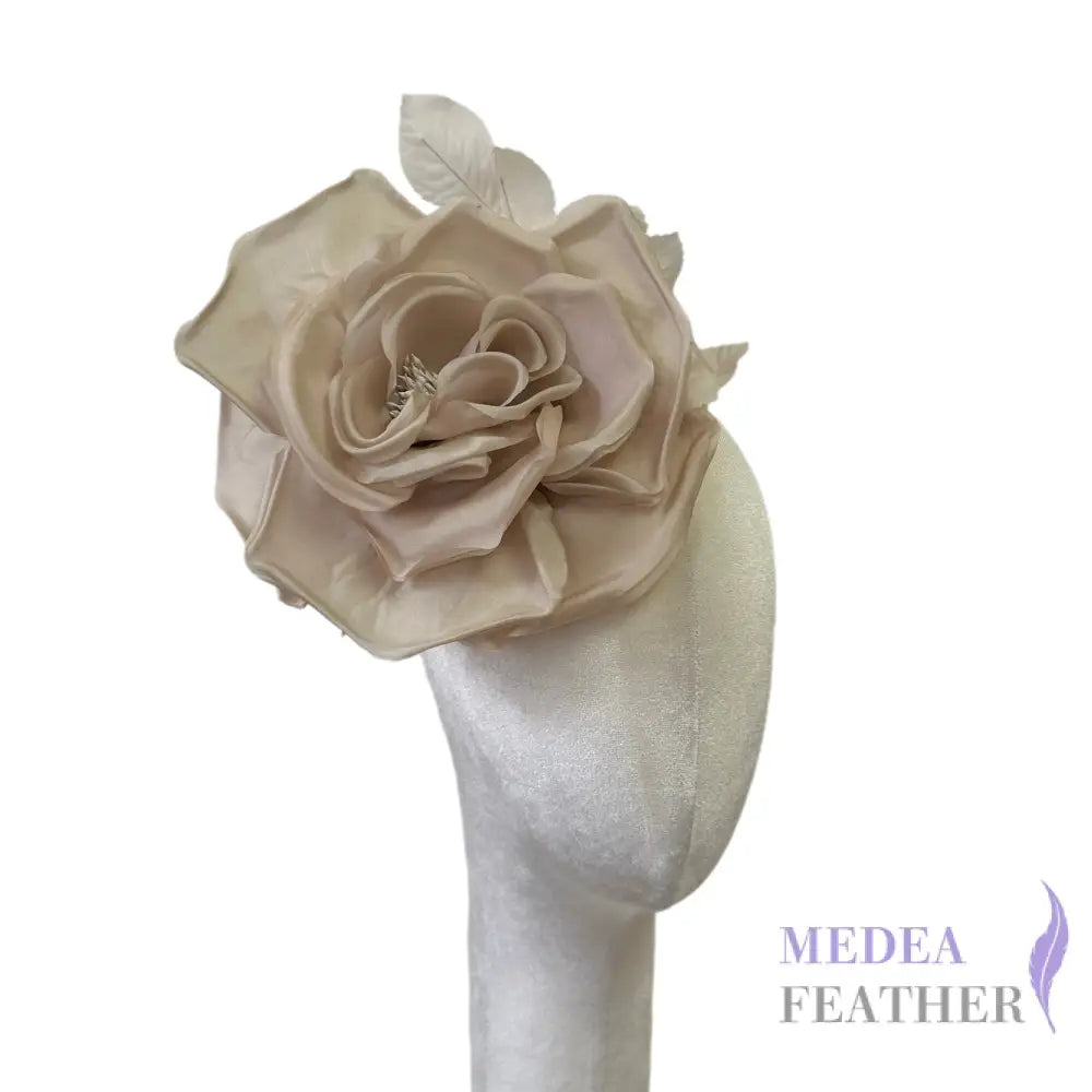 20cm Large Silk Flower SF07 Pale brown