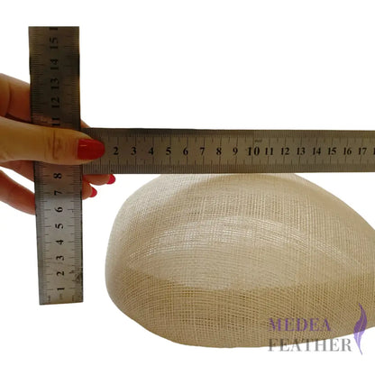 20cm Round Sinamay Hat Base HQ560