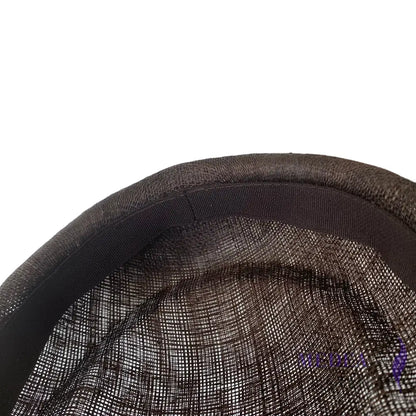 20cm Round Sinamay Hat Base HQ560
