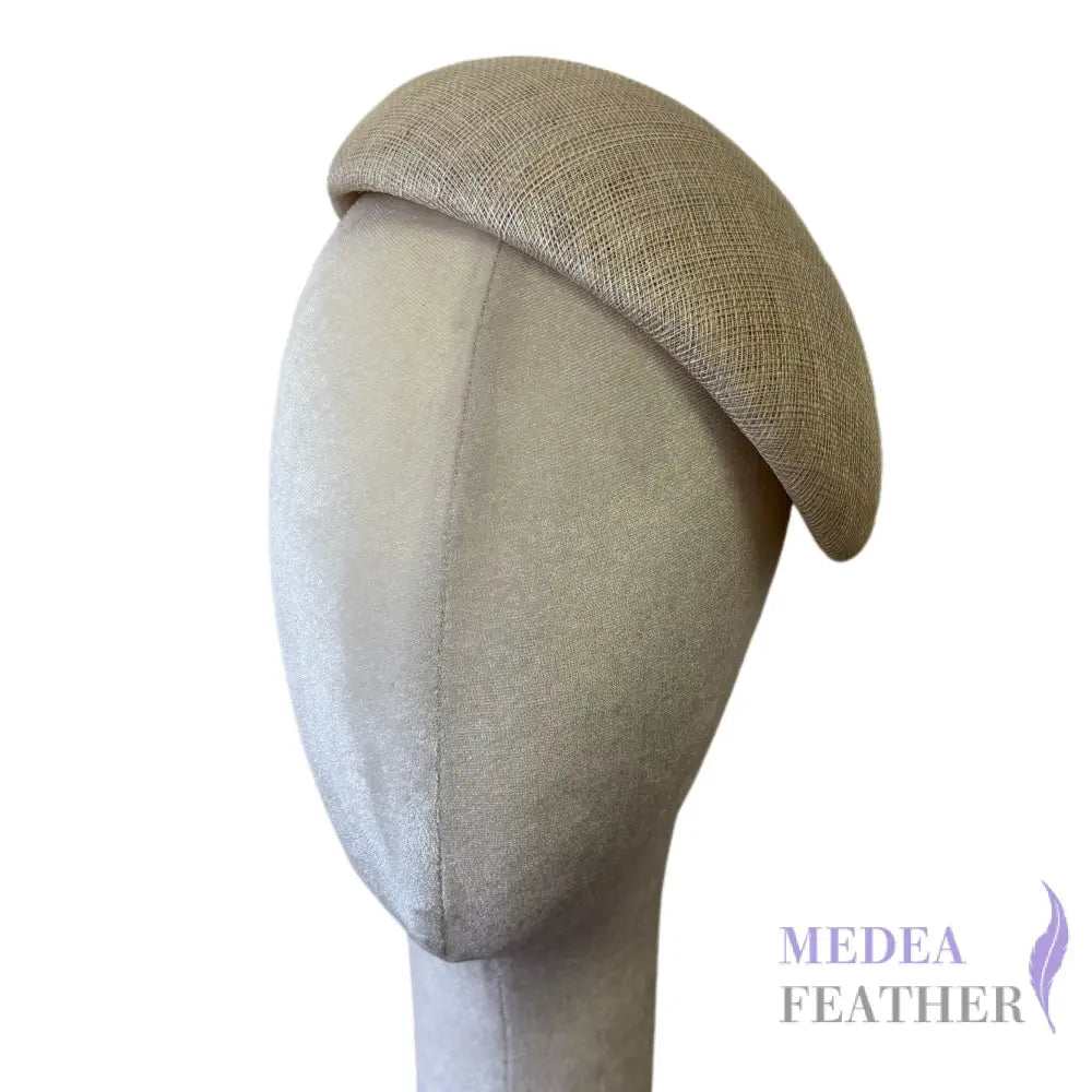 20cm Round Sinamay Hat Base HQ560