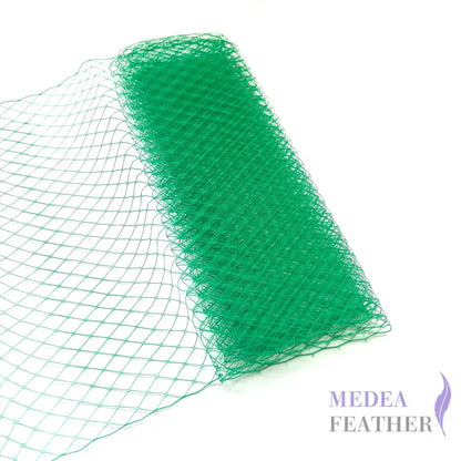 25cm Wide Bridal Veiling - 1m - Green