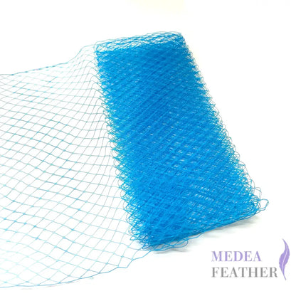 25cm Wide Bridal Veiling - 1m - Turquoise