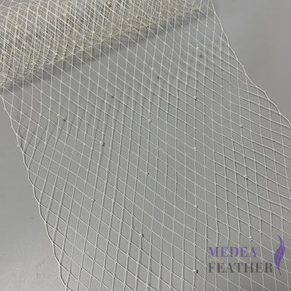 25cm Wide Bridal Veiling with Rhinestones - 1m