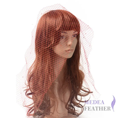 25cm Wide Bridal Veiling with Rhinestones - 1m