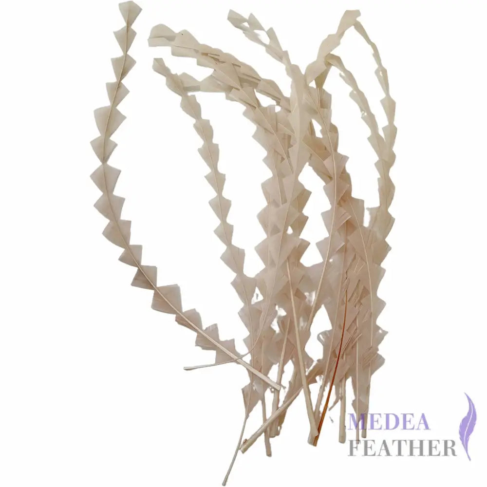 25cm Zigzag Diamond Coque Feather-Pack of 10 SFROOSTER02 - #07 pink tint
