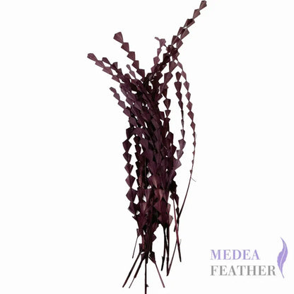 25cm Zigzag Diamond Coque Feather-Pack of 10 SFROOSTER02 - #34 windson wine