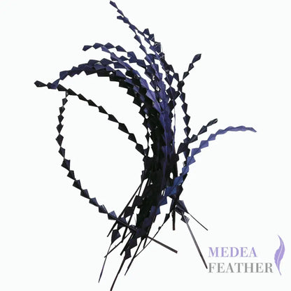 25cm Zigzag Diamond Coque Feather-Pack of 10 SFROOSTER02 - #65 navy
