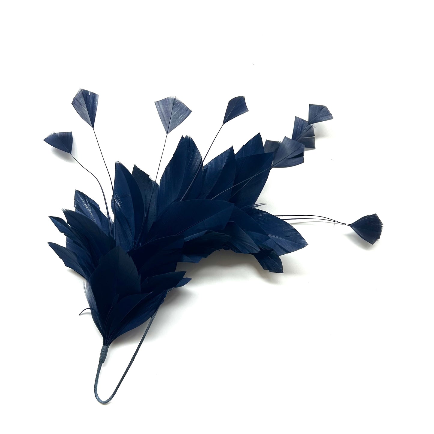 Diamond Coque & Goose Feather Flower Mount FM082