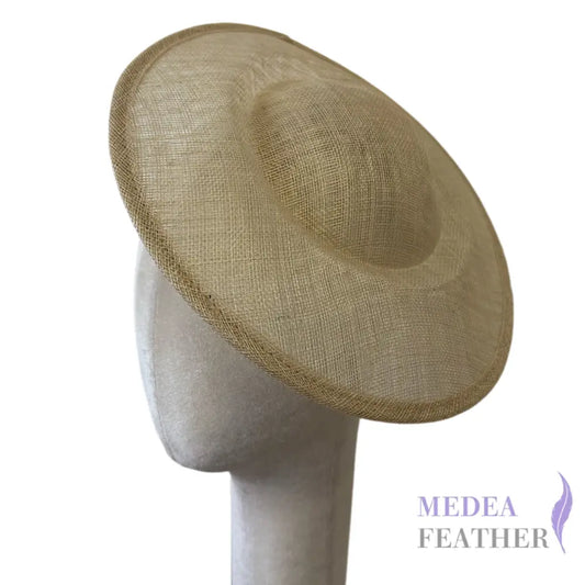 26cm Sinamay Bell Shaped Hat Base HQ453 - #098 beige