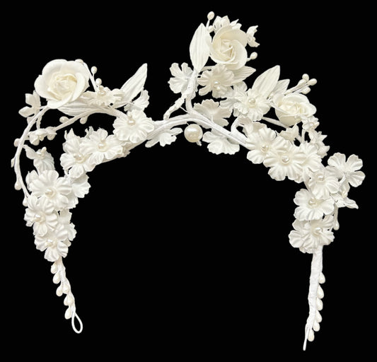 Fabric Flower Headband Decoration Set 02