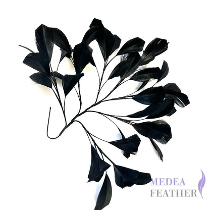 30cm Goose Feather Tree Mount DS240901 #03 black