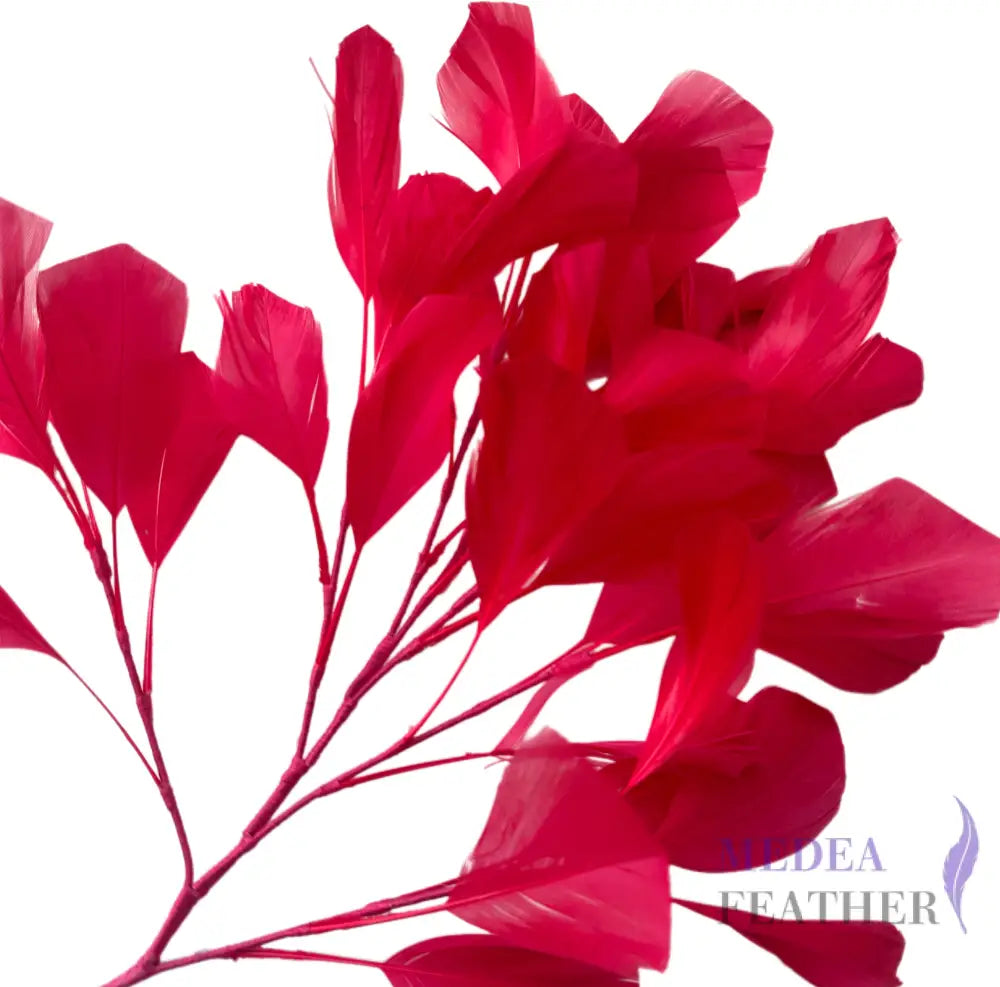 30cm Goose Feather Tree Mount DS240901 - #21 Raspberry