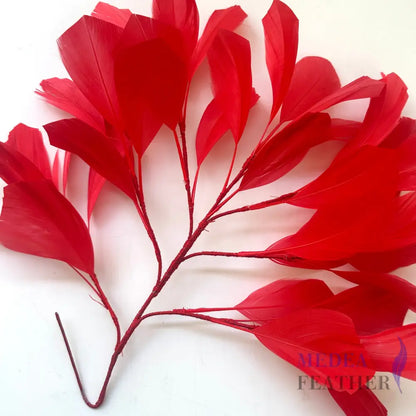 30cm Goose Feather Tree Mount DS240901 - #29 rouge red