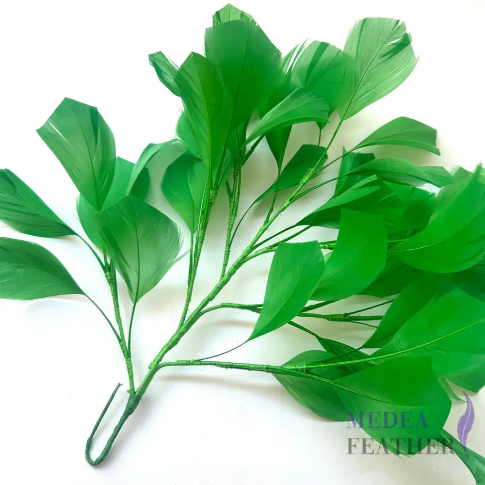 30cm Goose Feather Tree Mount DS240901 - #71 emerald green