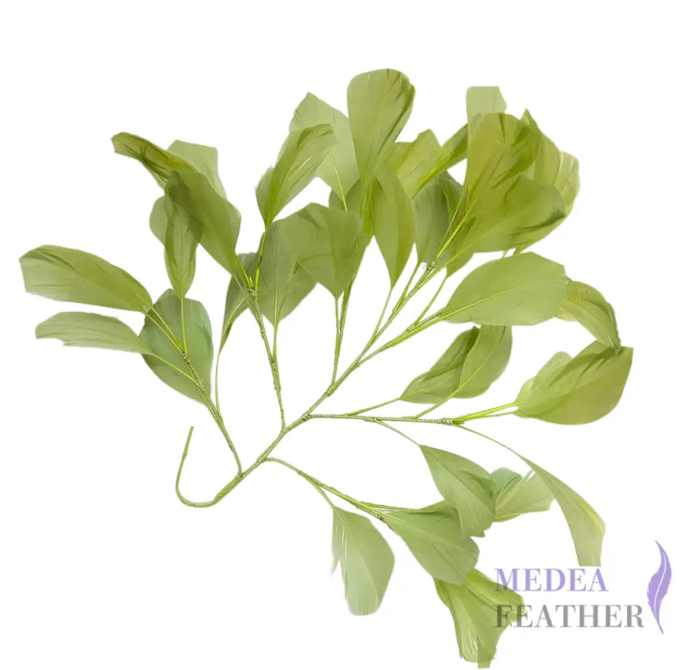 30cm Goose Feather Tree Mount DS240901 #88 Green banana