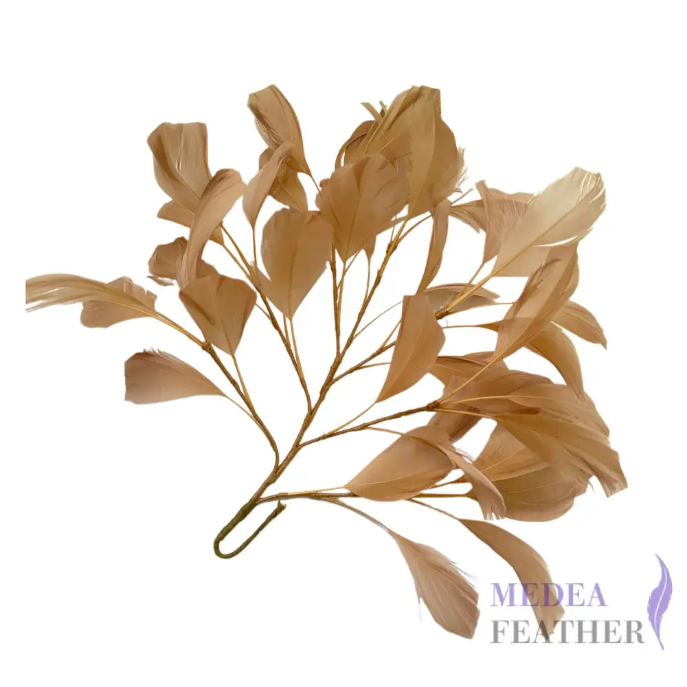 30cm Goose Feather Tree Mount DS240901 cork brown