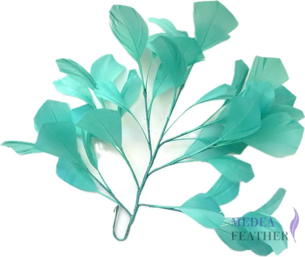 30cm Goose Feather Tree Mount DS240901 Dark Mint