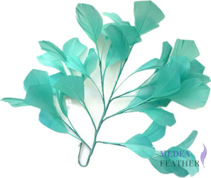 30cm Goose Feather Tree Mount DS240901 Dark Mint