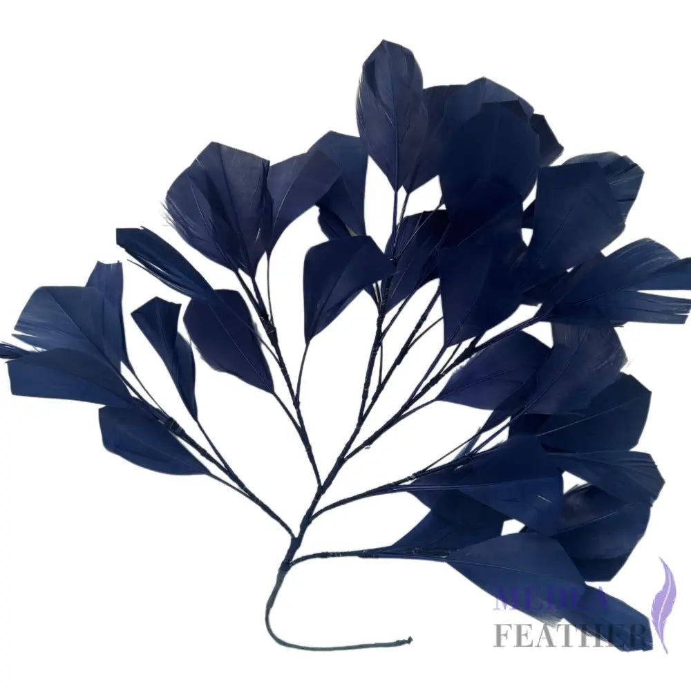 30cm Goose Feather Tree Mount DS240901 Navy